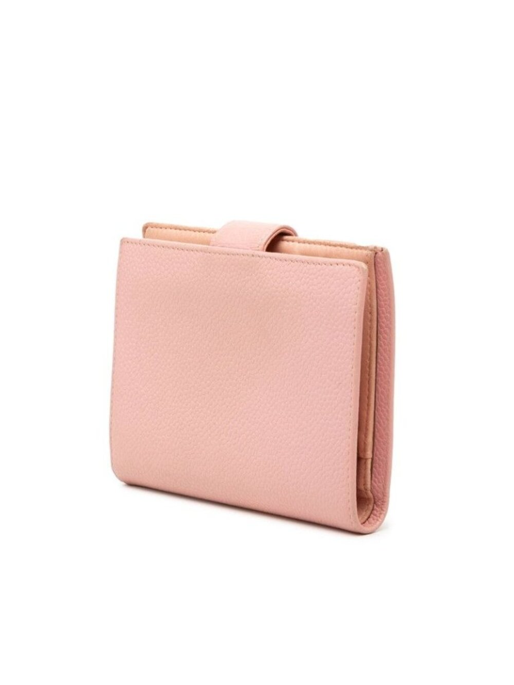 Chanel CC Logo Bifold Wallet Pink Caviar Leather - Picture 2 of 9